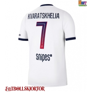 Paris Saint-Germain Khvicha Kvaratskhelia #7 Bortatröja 2026-27 Kortärmad